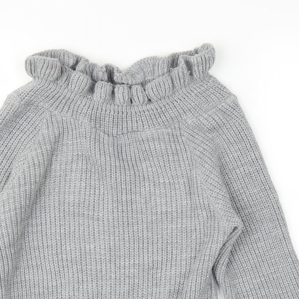 Misspap Womens Grey   Pullover Jumper Size S