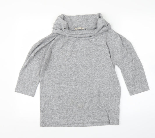 M&S Womens Grey   Pullover Jumper Size 8