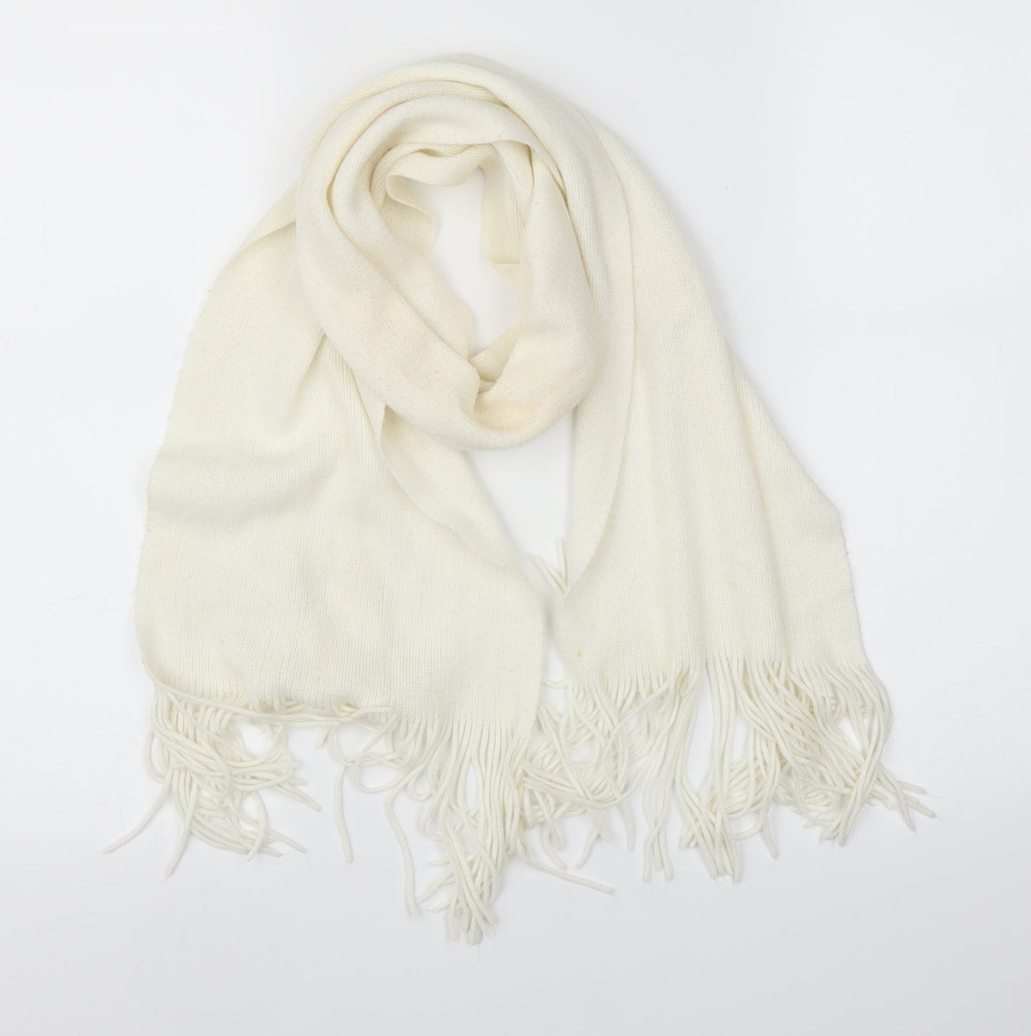 Preworn Unisex White    Scarf