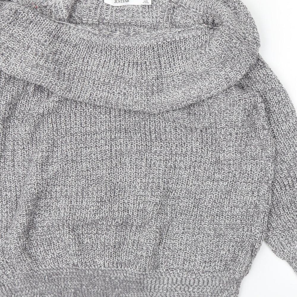 Just Fab Womens Grey   Pullover Jumper Size XL