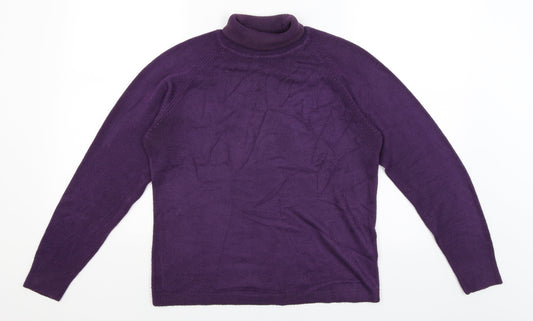 YS Collection Womens Purple   Pullover Jumper Size 12