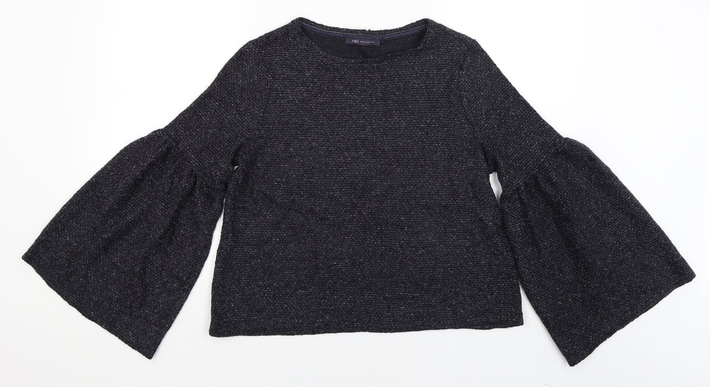 M&S Womens Blue   Pullover Jumper Size 12