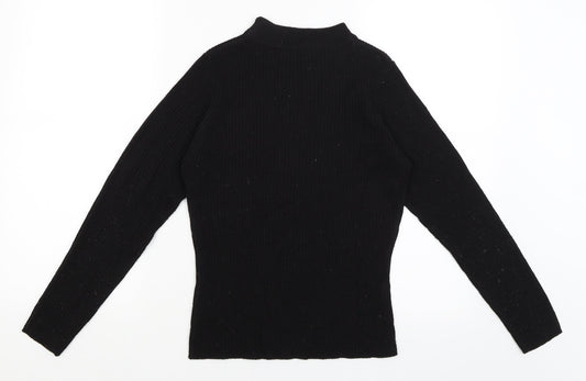 Brave Soul Womens Black   Basic T-Shirt Size M