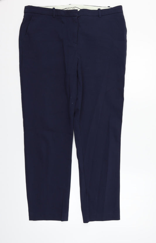 whisltes Womens Blue   Trousers  Size 16 L28 in