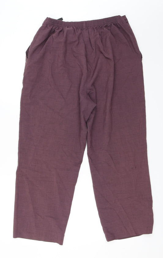 BHS Womens Purple   Trousers  Size 18 L26 in