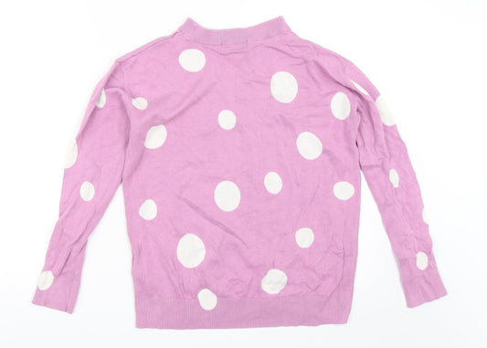Marks and Spencer Womens Purple   Pullover Jumper Size S