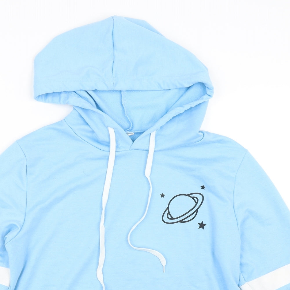 Preworn Womens Blue   Pullover Hoodie Size S