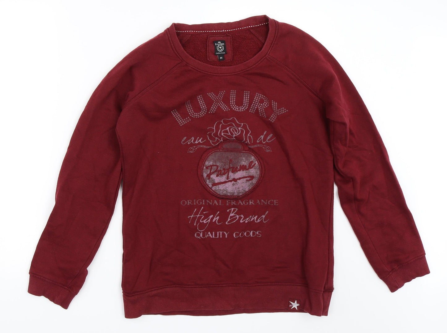 Freetime Collection Womens Red   Pullover Sweatshirt Size M
