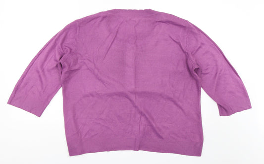 BM Womens Purple   Pullover Jumper Size L
