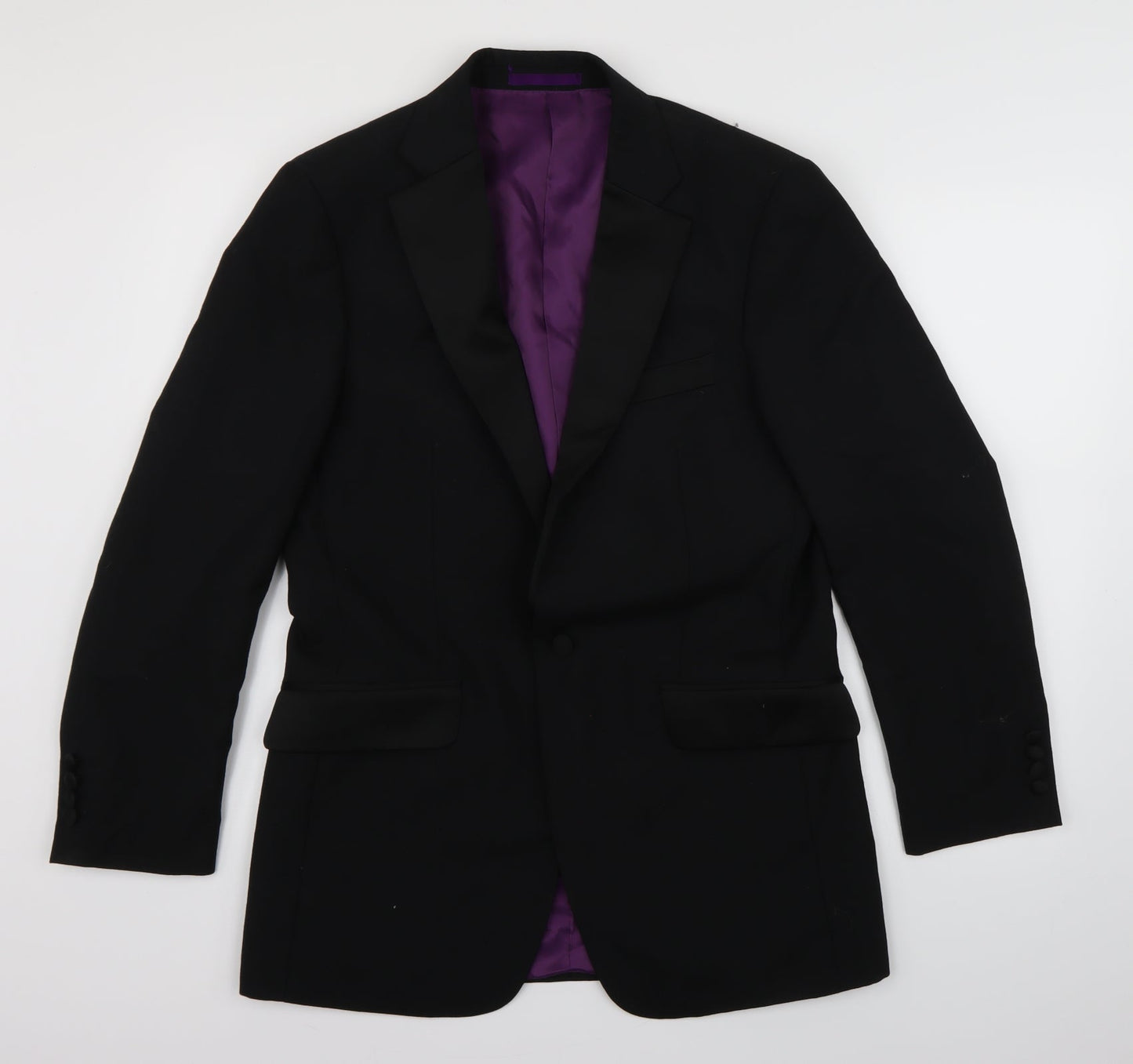 Charlton Gray Mens Black    Blazer Size 36