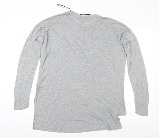 H&M Womens Grey   Pullover Jumper Size L