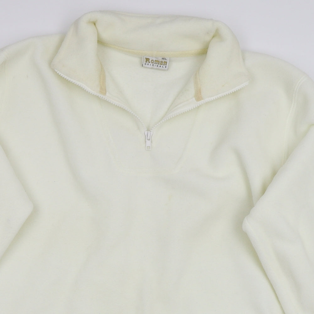 Roman Womens White   Pullover Jumper Size L