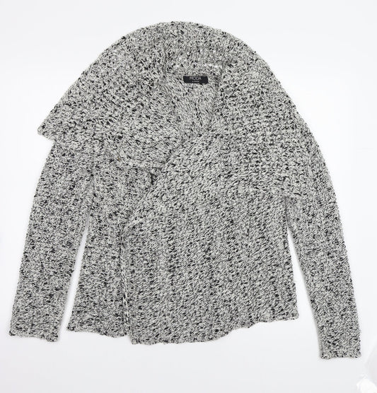 Moda Womens Grey   Cardigan Jumper Size 14
