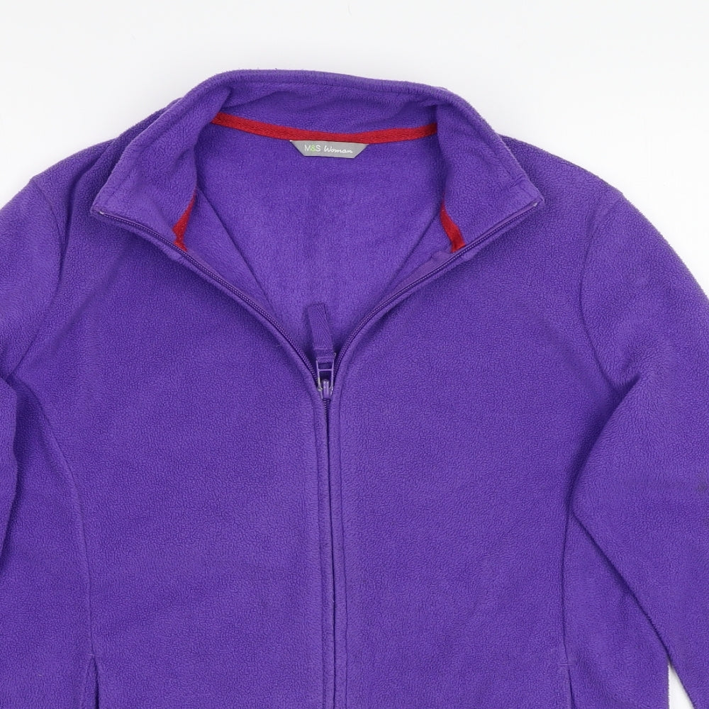 Marks and Spencer Womens Purple   Jacket Coat Size 12