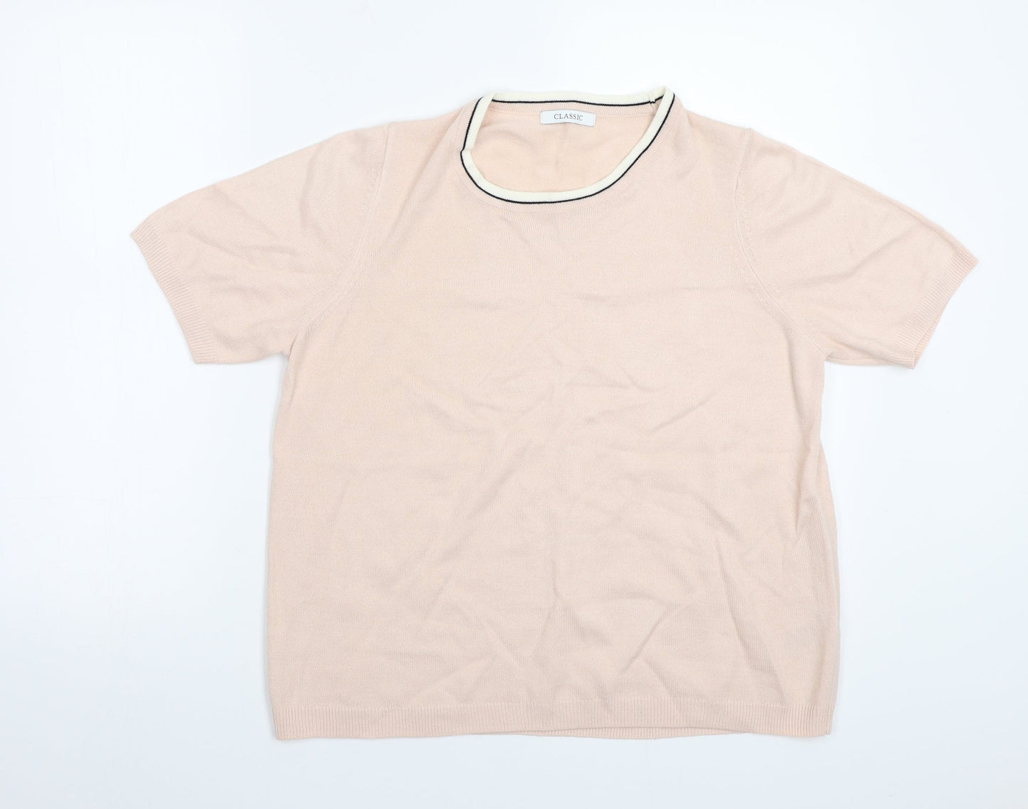 Marks and Spencer Womens Pink   Basic T-Shirt Size 14