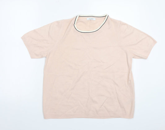 Marks and Spencer Womens Pink   Basic T-Shirt Size 14