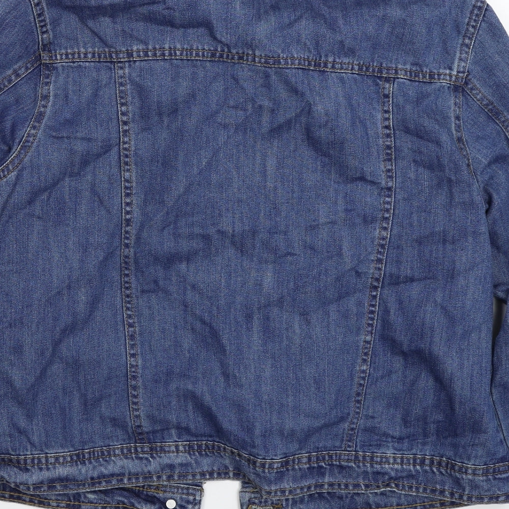Avenue Womens Blue   Jacket Coat Size M