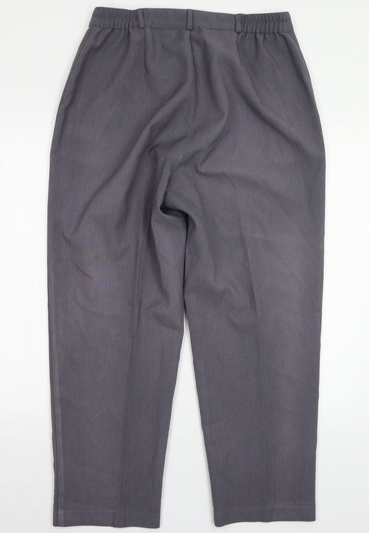 Alia Womens Grey   Trousers  Size 38 L26 in