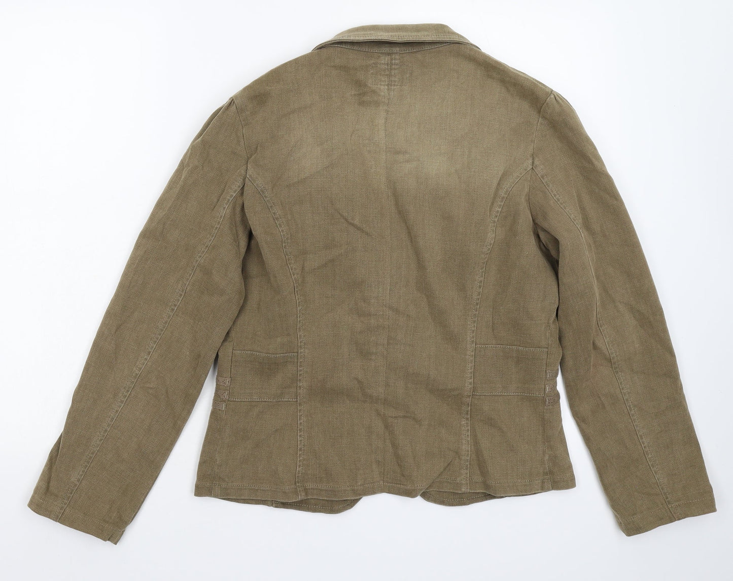 Per Una Womens Beige   Jacket Blazer Size 12