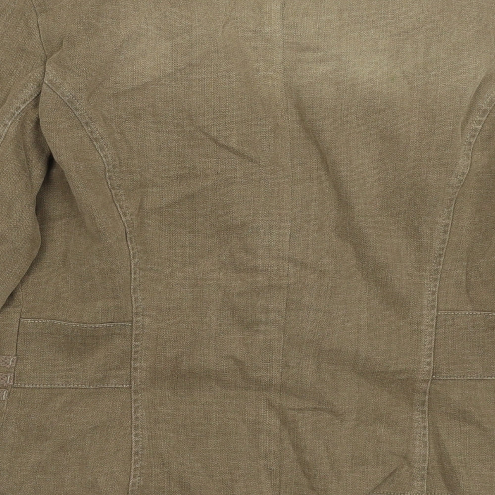 Per Una Womens Beige   Jacket Blazer Size 12