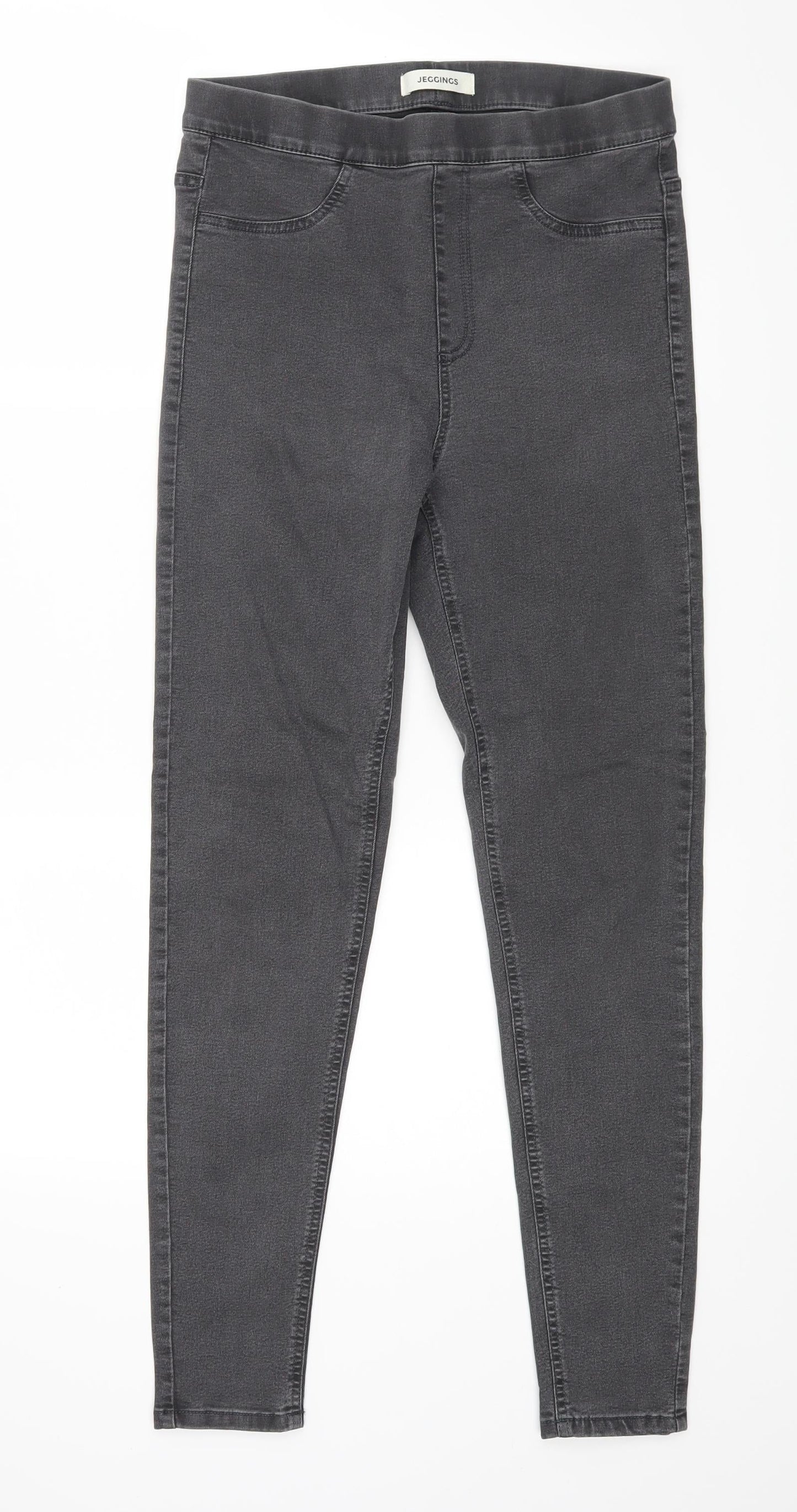 New Look Womens Black  Denim Jegging Jeans Size 29 in L28 in