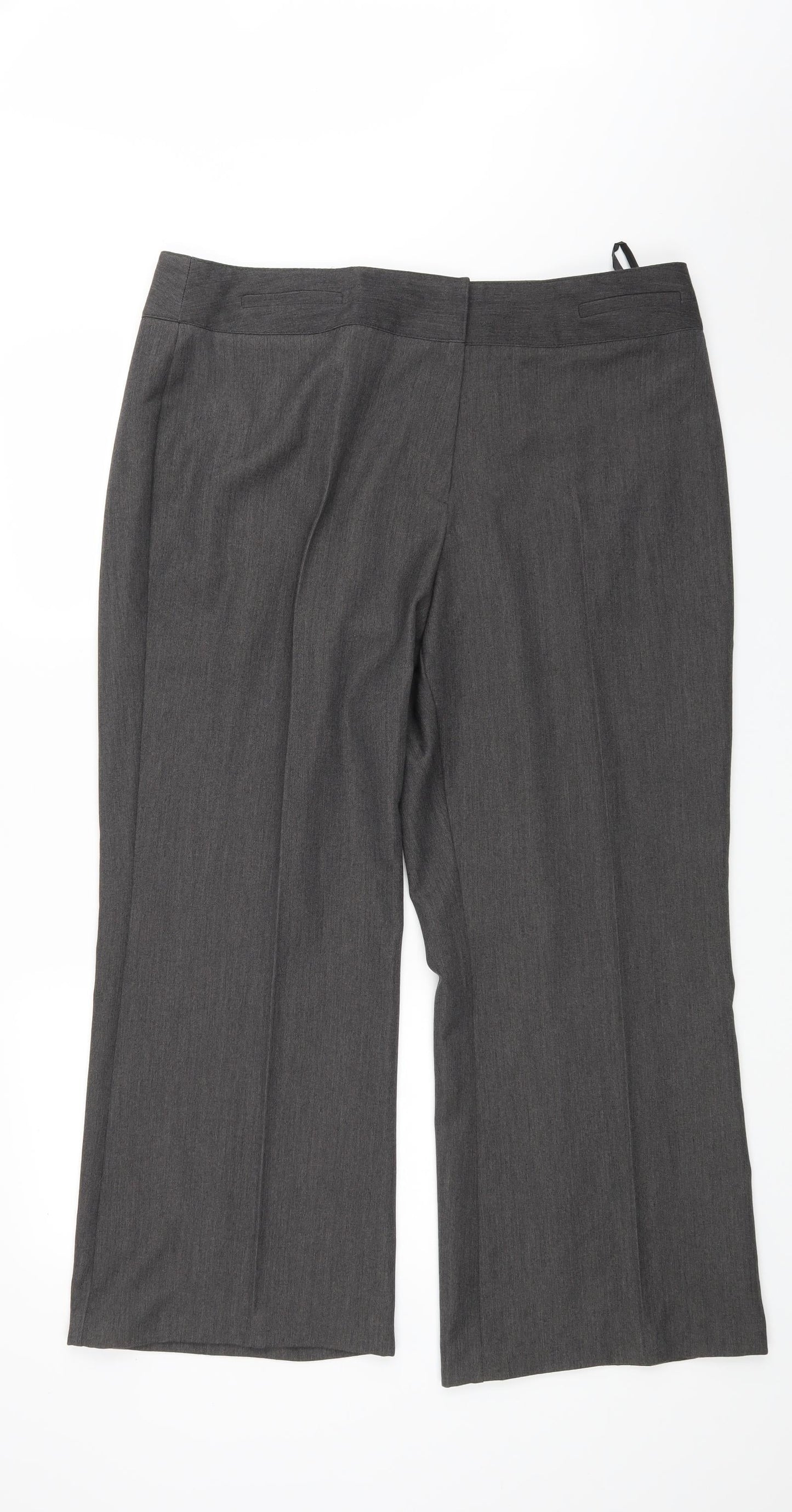 BM Womens Grey   Trousers  Size 18 L26 in