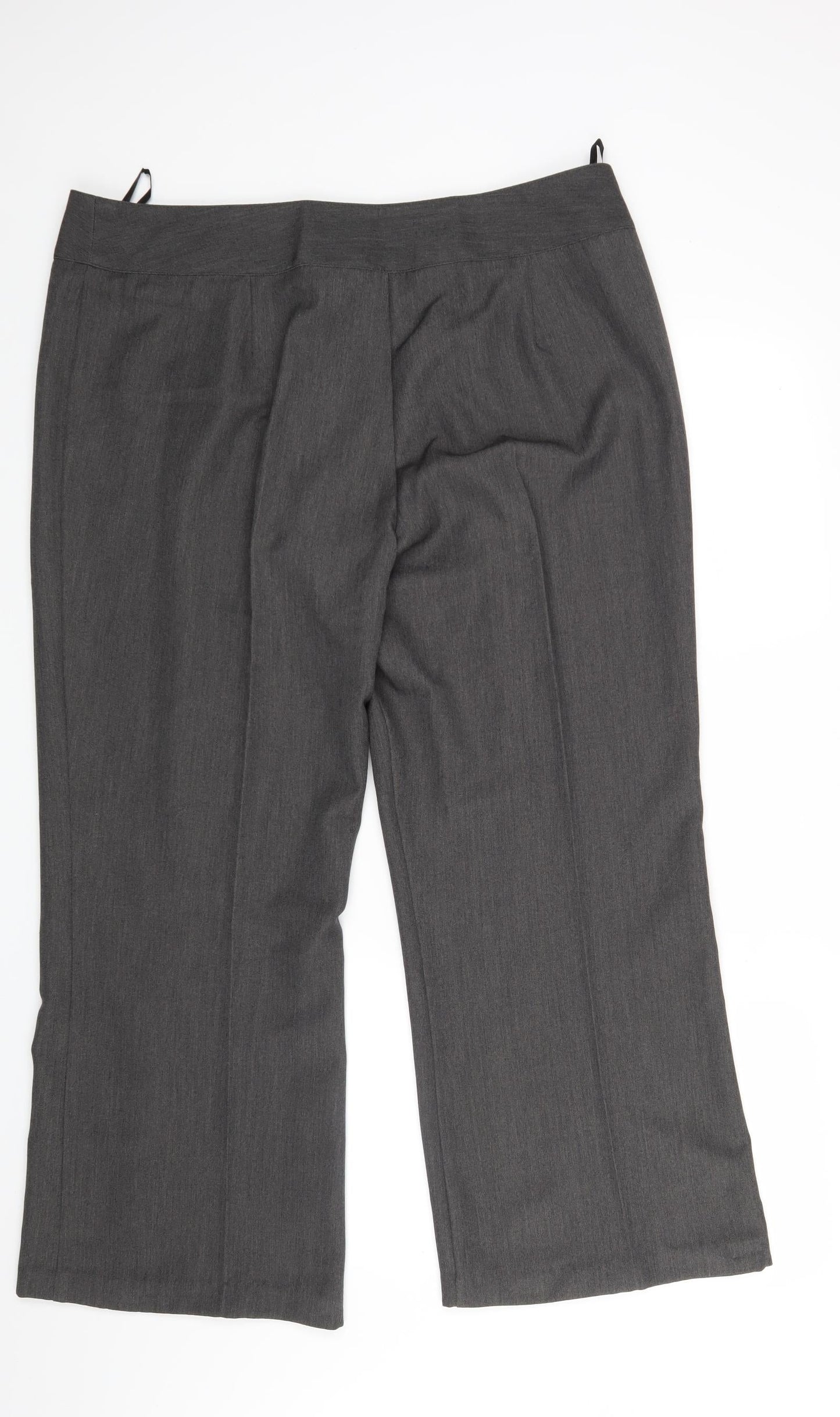 BM Womens Grey   Trousers  Size 18 L26 in