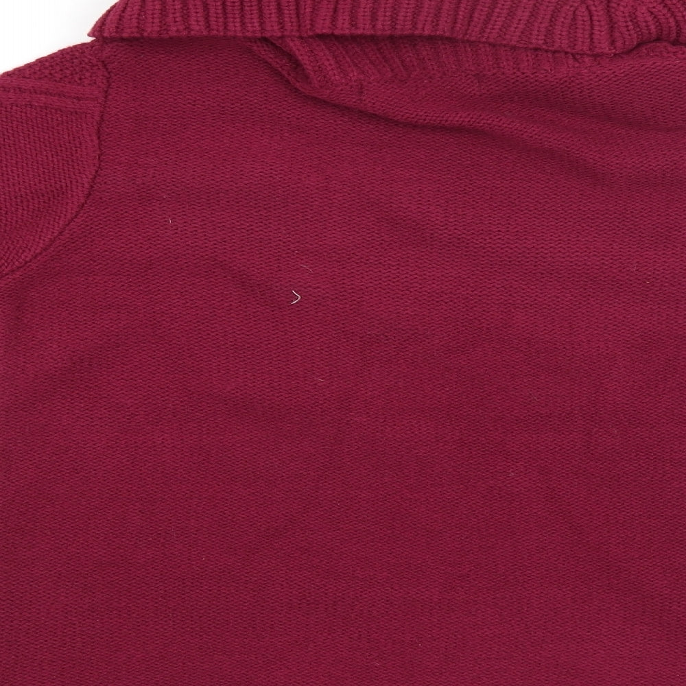 Isle Essentials Womens Purple   Pullover Jumper Size S