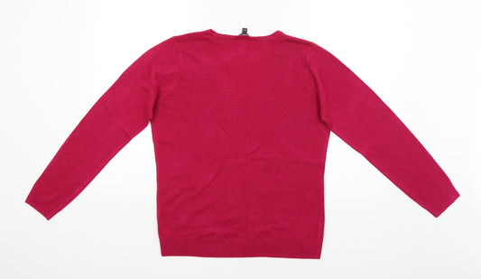 Bonmarché Womens Purple   Pullover Jumper Size 12