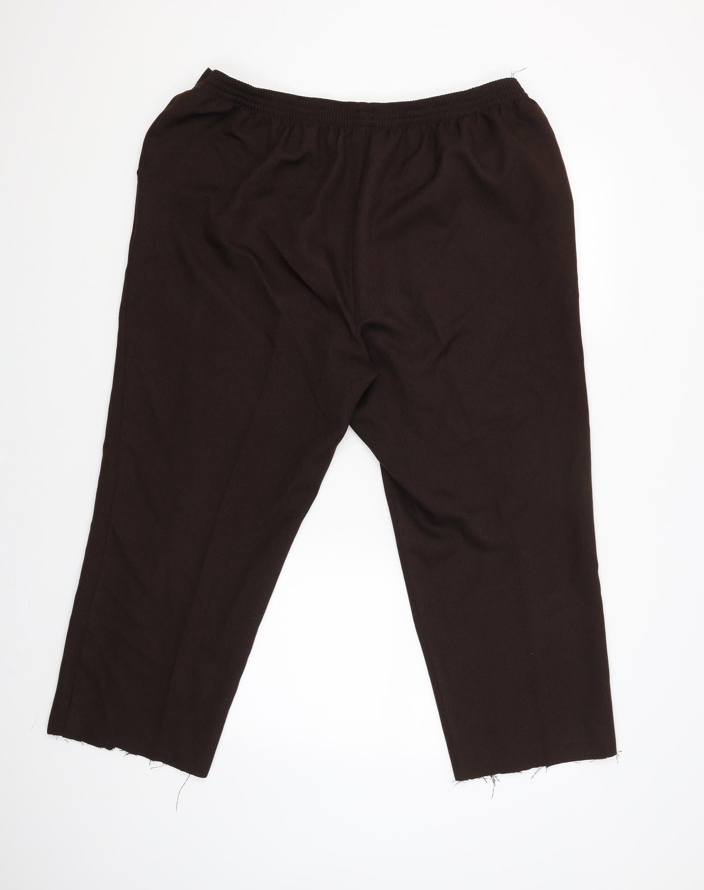 Marks and Spencer Womens Brown   Cargo Trousers Size 20 L23 in