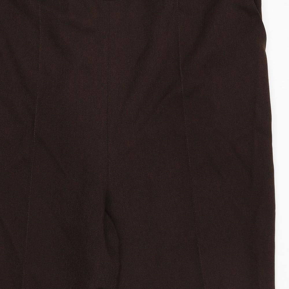 Marks and Spencer Womens Brown   Cargo Trousers Size 20 L23 in