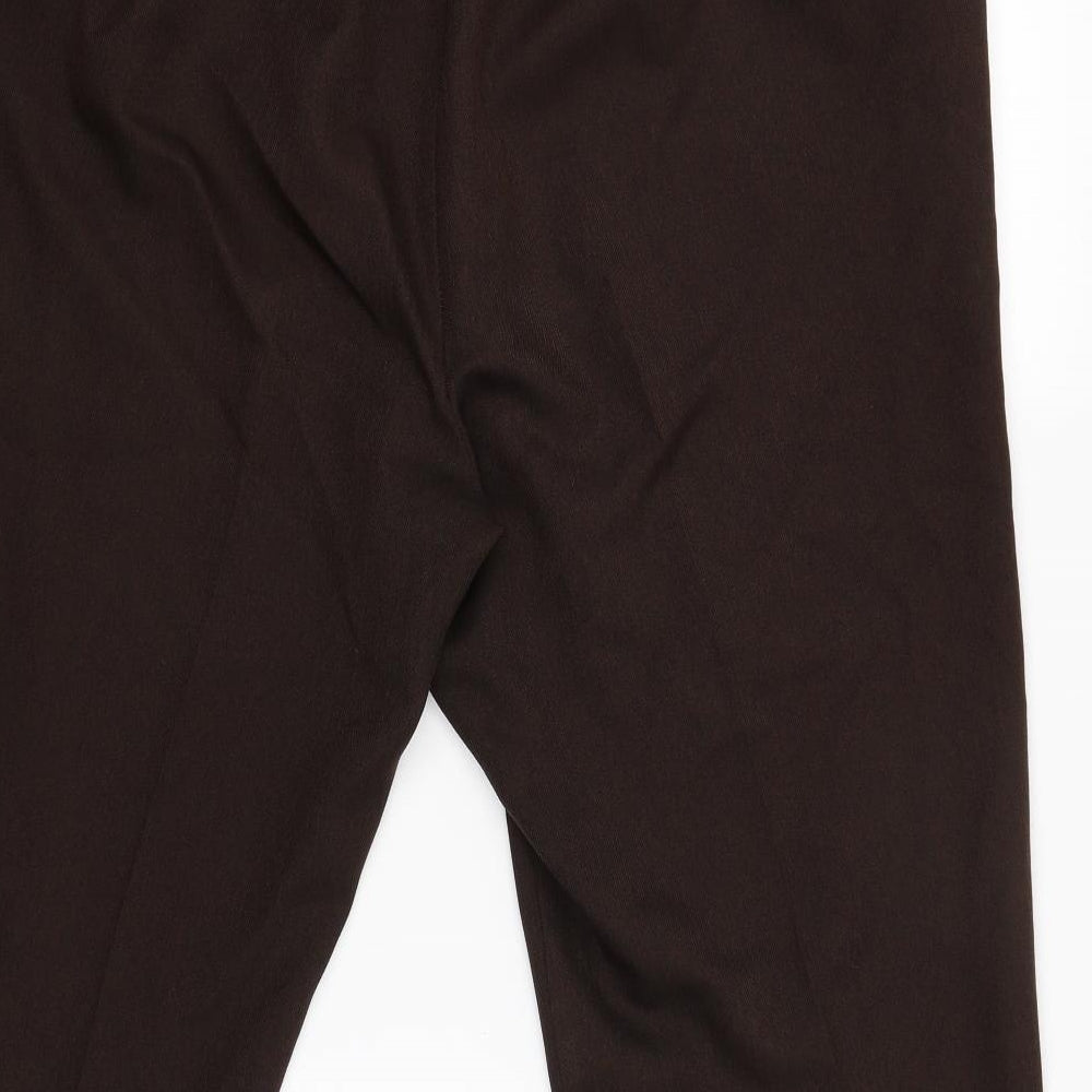 Marks and Spencer Womens Brown   Cargo Trousers Size 20 L23 in