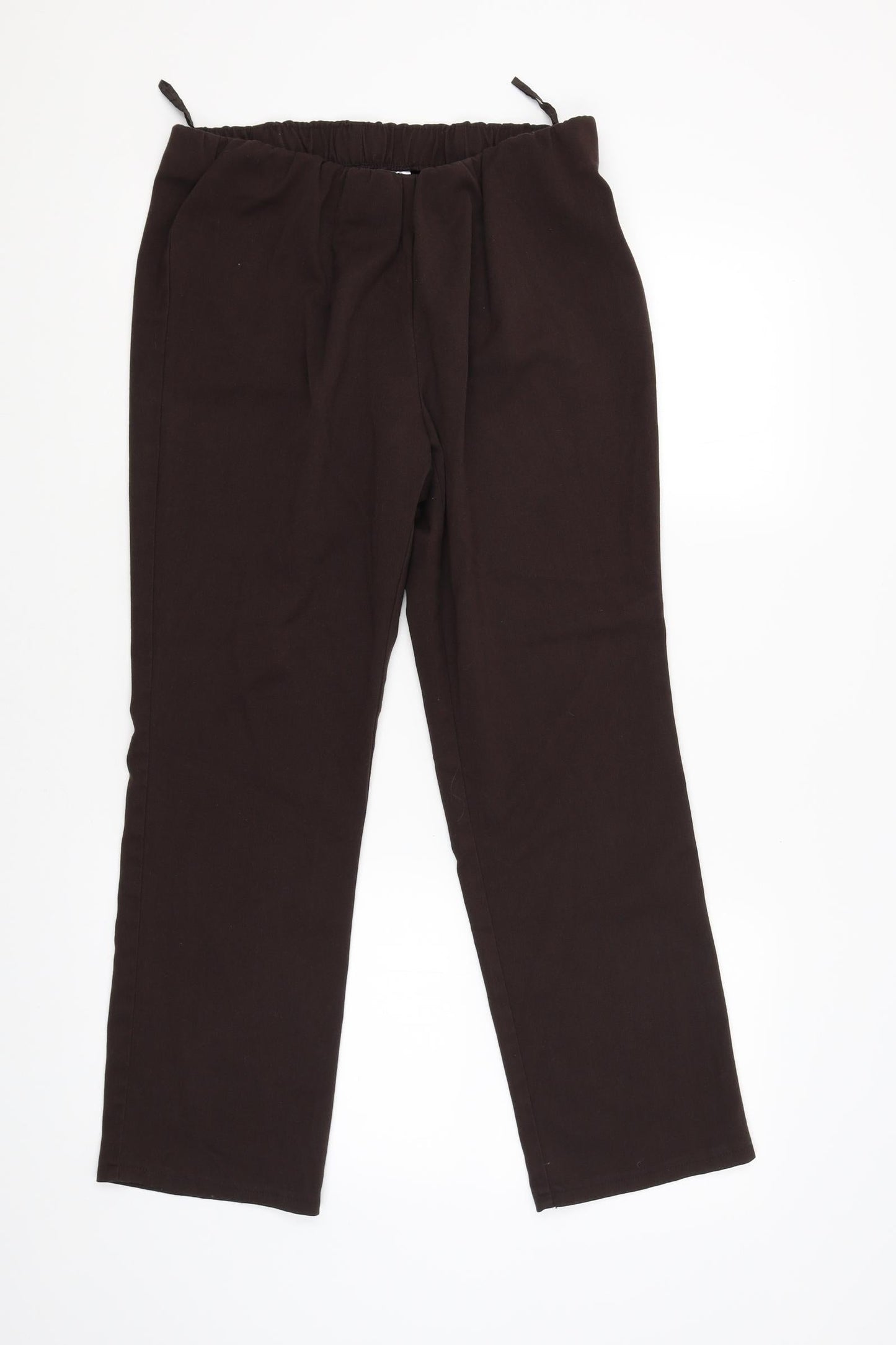 Preworn Womens Brown   Capri Trousers Size 14 L26 in