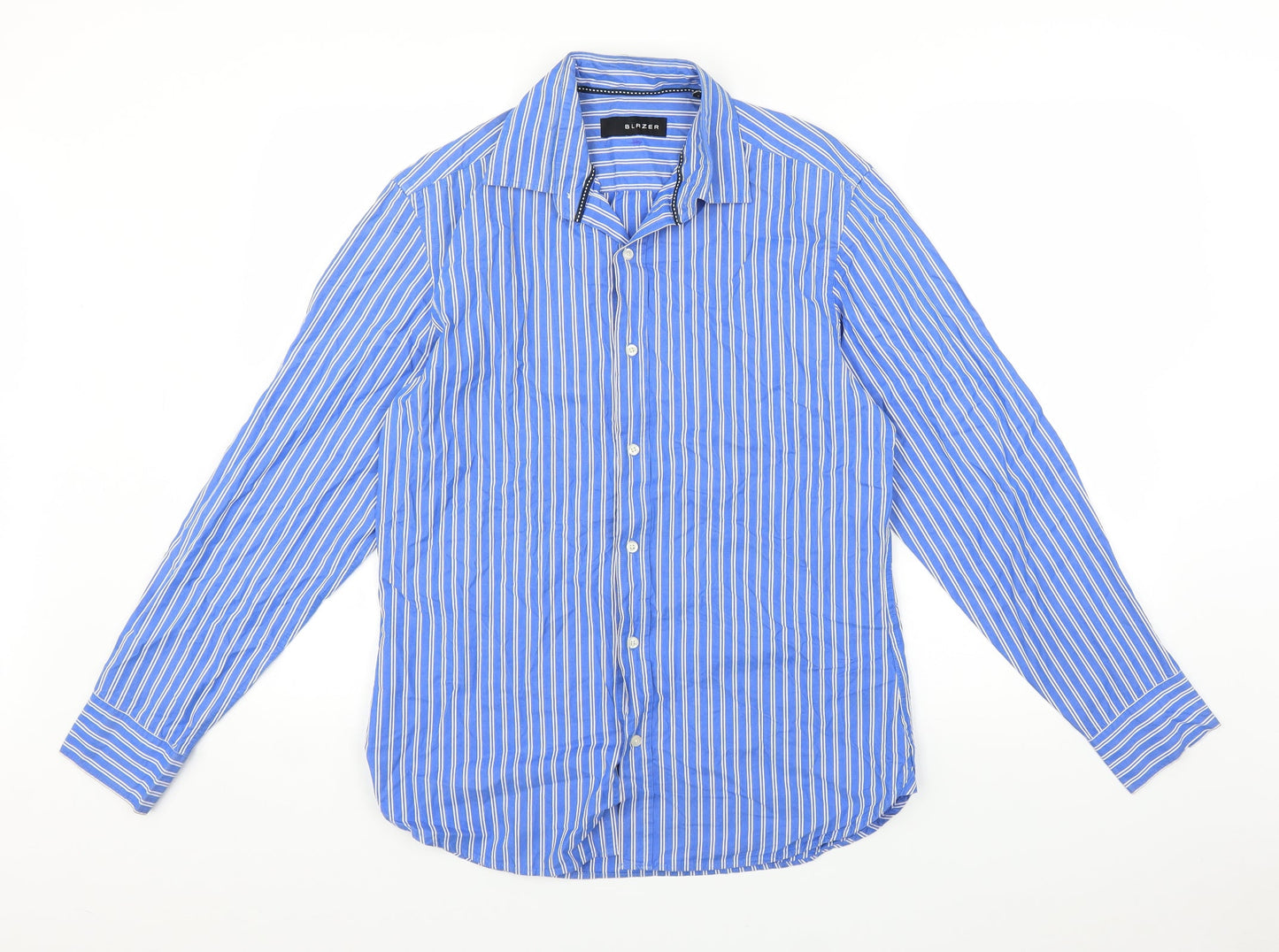 Blazer Womens Blue Striped  Pullover Jumper Size S