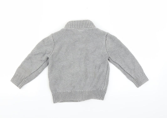 Gap Boys Grey   Full Zip Sweatshirt Size 3 Years