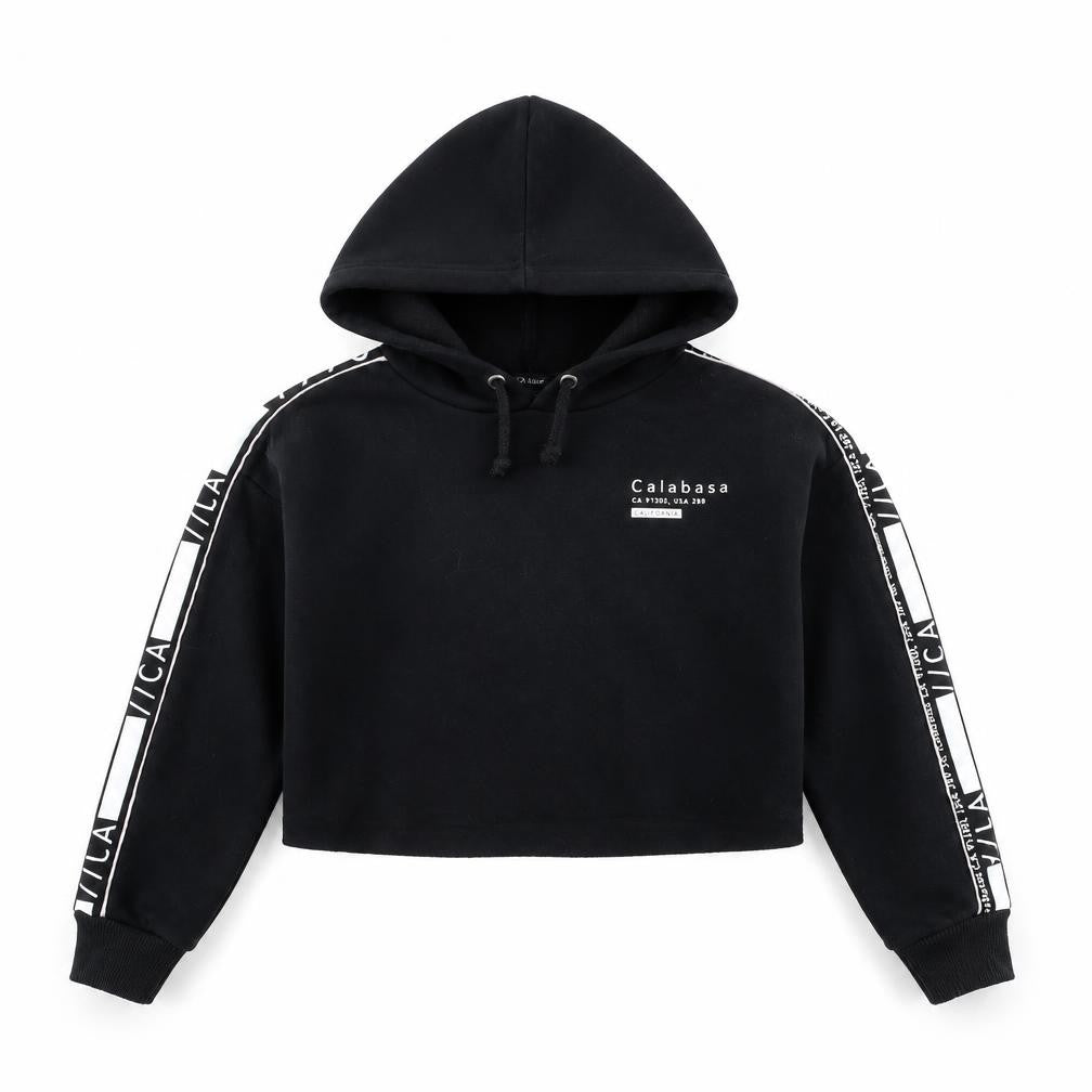New Look Girls Black   Pullover Hoodie Size 9 Years
