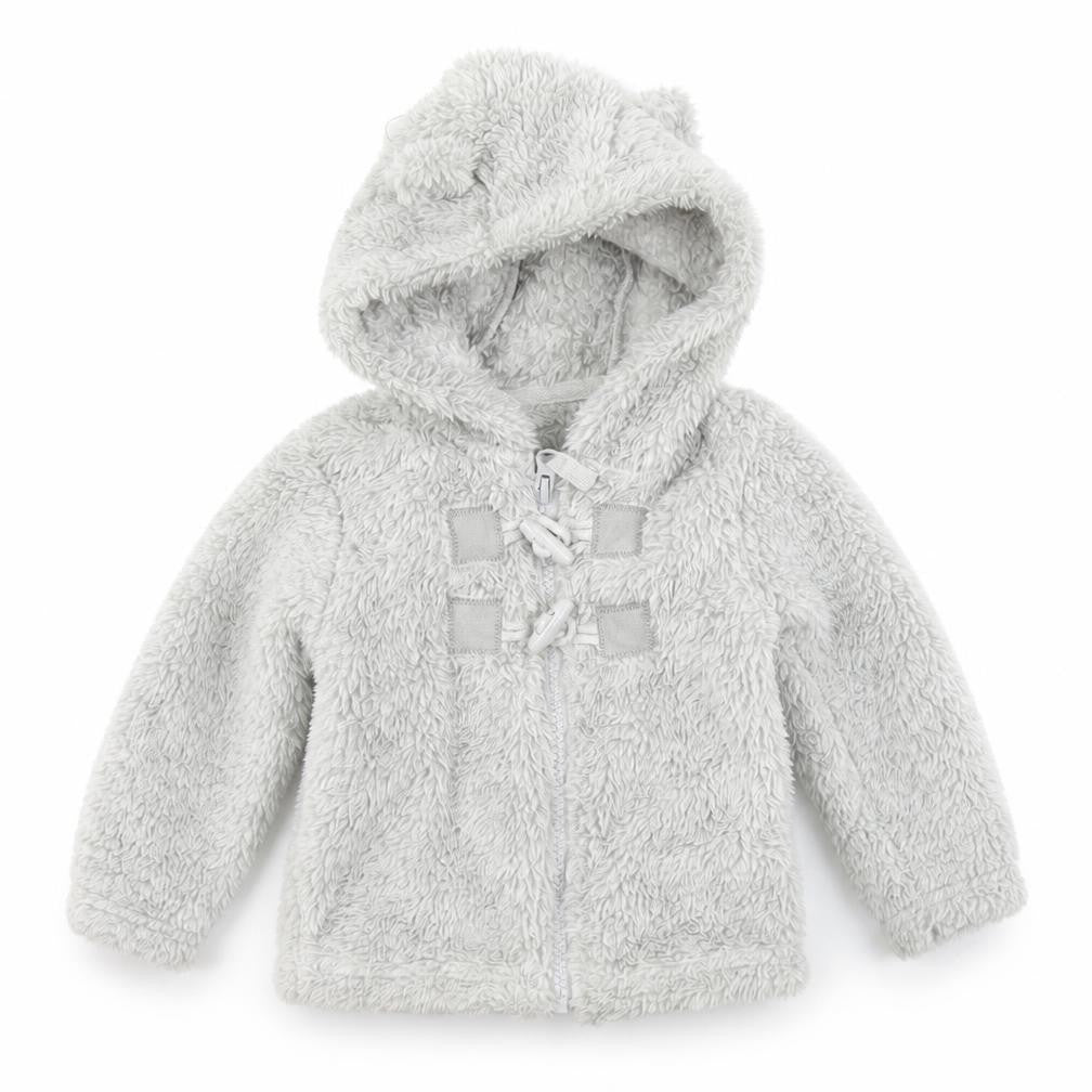 Front view of Tu Grey Full Zip Jumper, size 6-9, Months