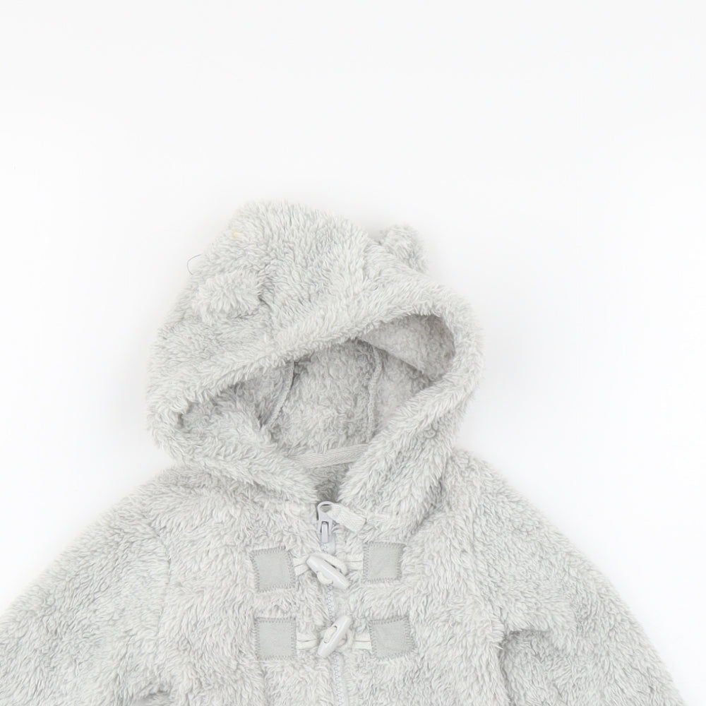 TU  Grey   Full Zip Jumper Size 6-9 Months
