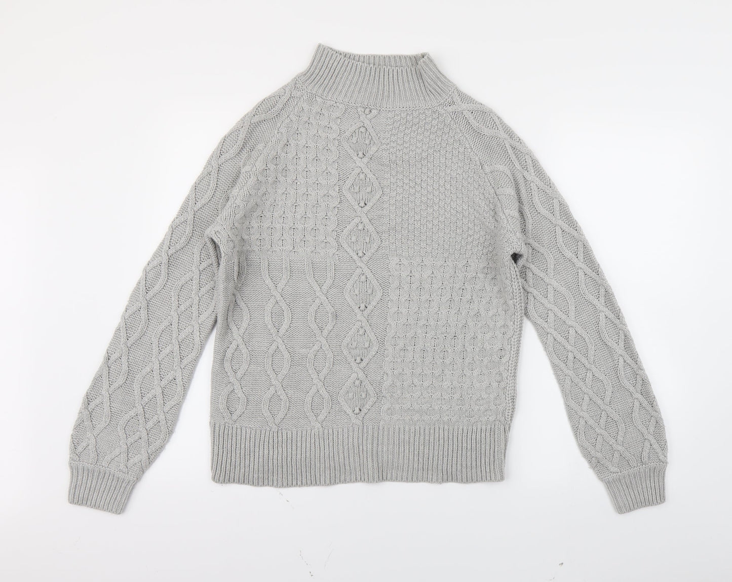 Dorothy Perkins Womens Grey   Pullover Jumper Size M