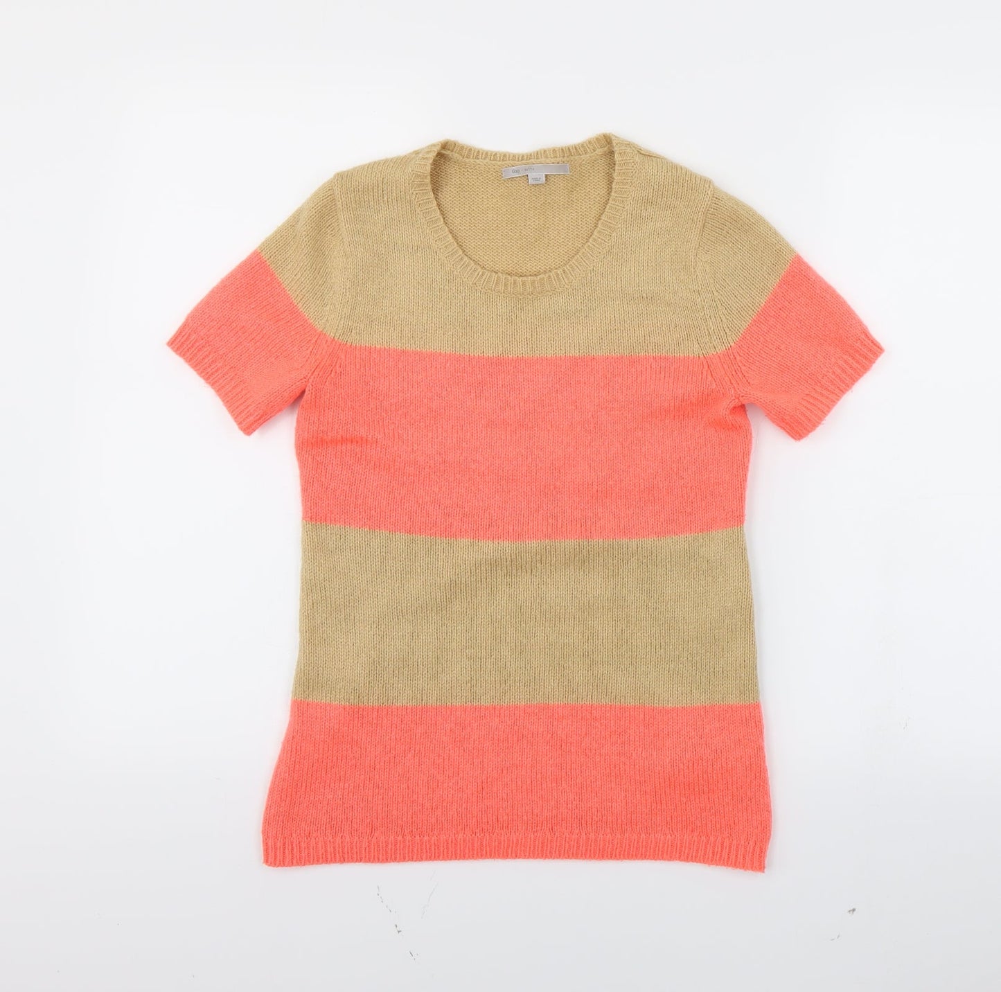 Gap Womens Beige Striped  Pullover Jumper Size XS