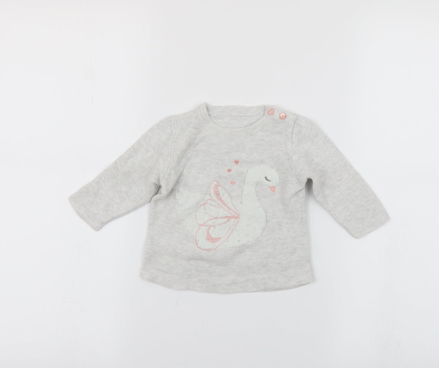 George  Grey   Pullover Jumper Size 3-6 Months