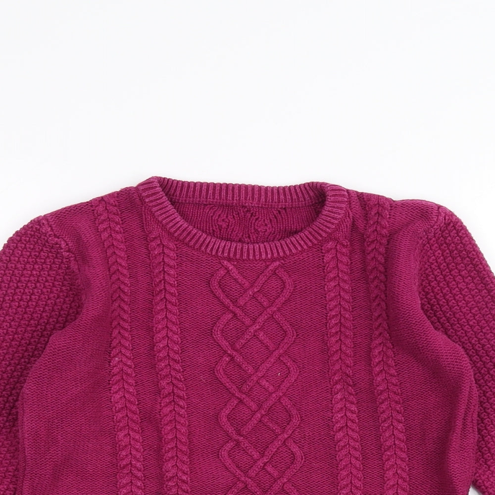 Lily & dan Girls Pink   Pullover Jumper Size 9-10 Years