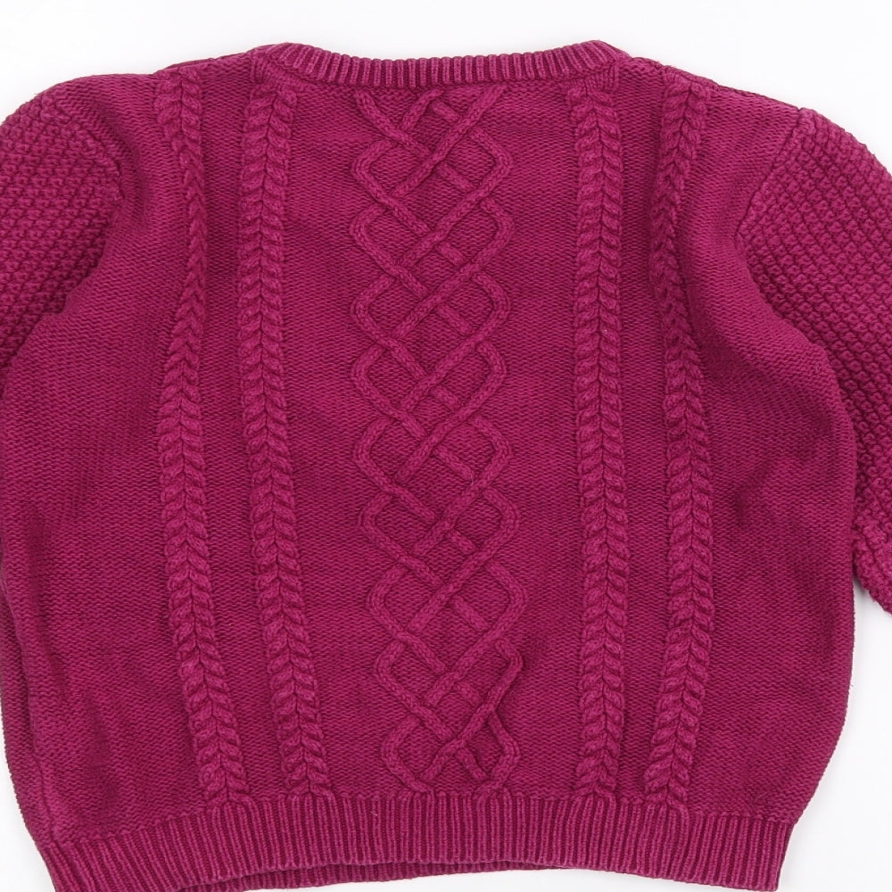 Lily & dan Girls Pink   Pullover Jumper Size 9-10 Years