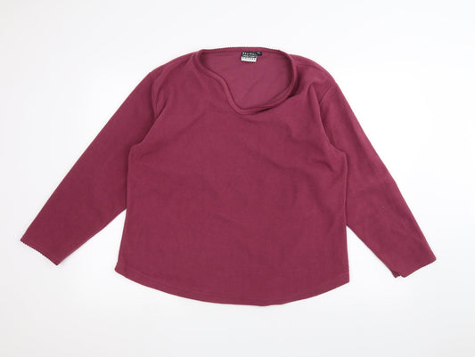Casual Womens Purple   Pullover Jumper Size M