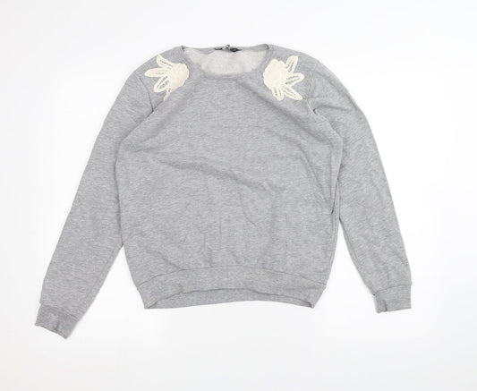 Dorothy Perkins Womens Grey   Pullover Jumper Size 10