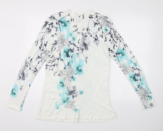 Damart Womens White   Pullover Jumper Size M