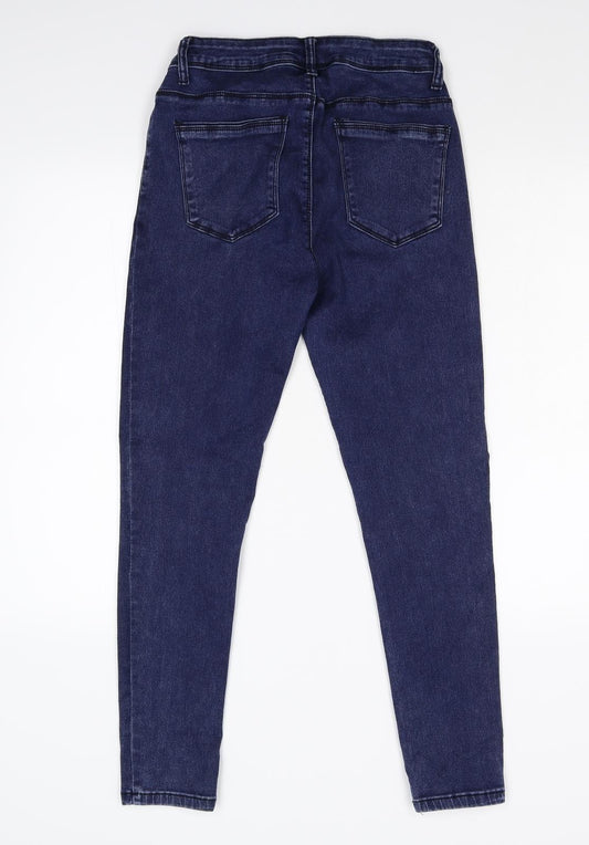 Ana & Lucy Womens Blue  Denim Skinny Jeans Size 40 L27 in