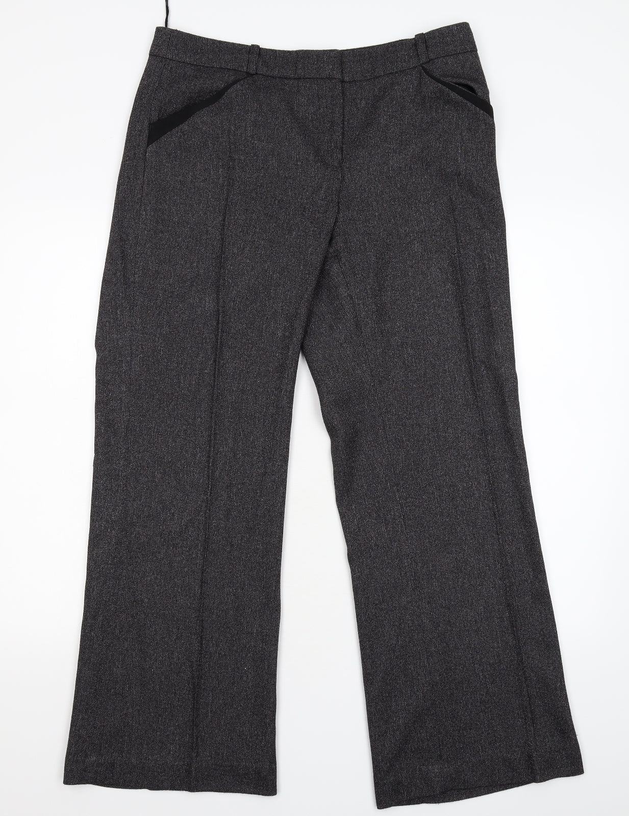 NEXT Womens Black   Trousers  Size 12 L30 in