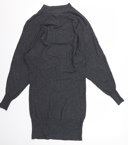 PRIMARG Womens Grey   Jumper Dress  Size XS