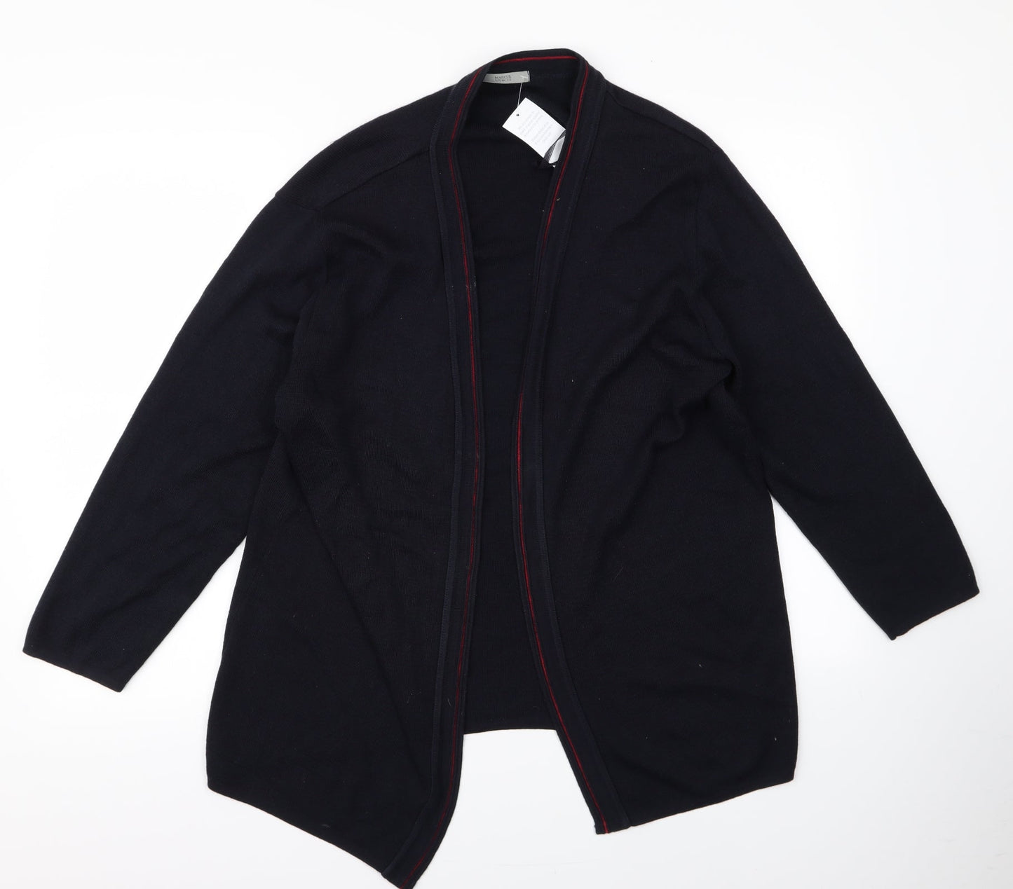 m&s Womens Black   Cardigan Jumper Size M